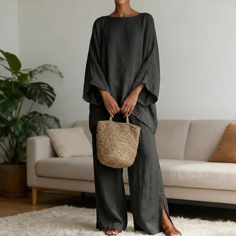 Ottilie Linen Trousers Set