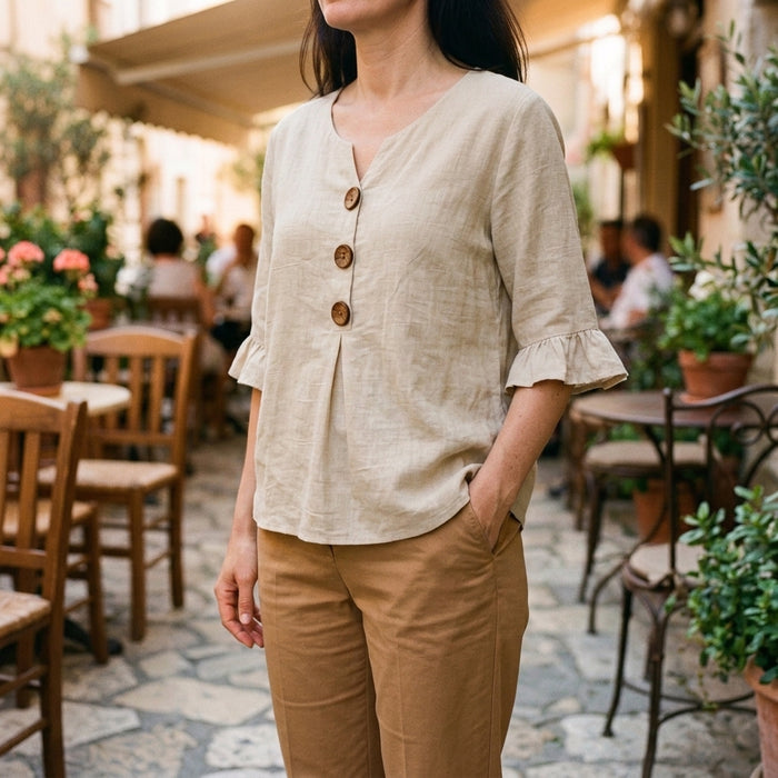 Ottilie Ruffled Blouse