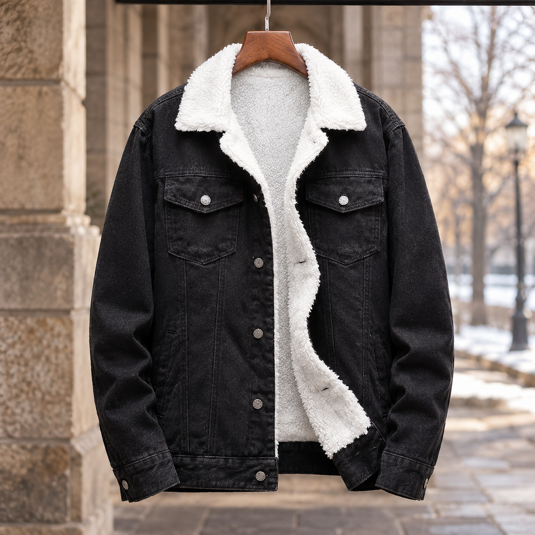 Hadrian-Hayes Denim Jacket - Black