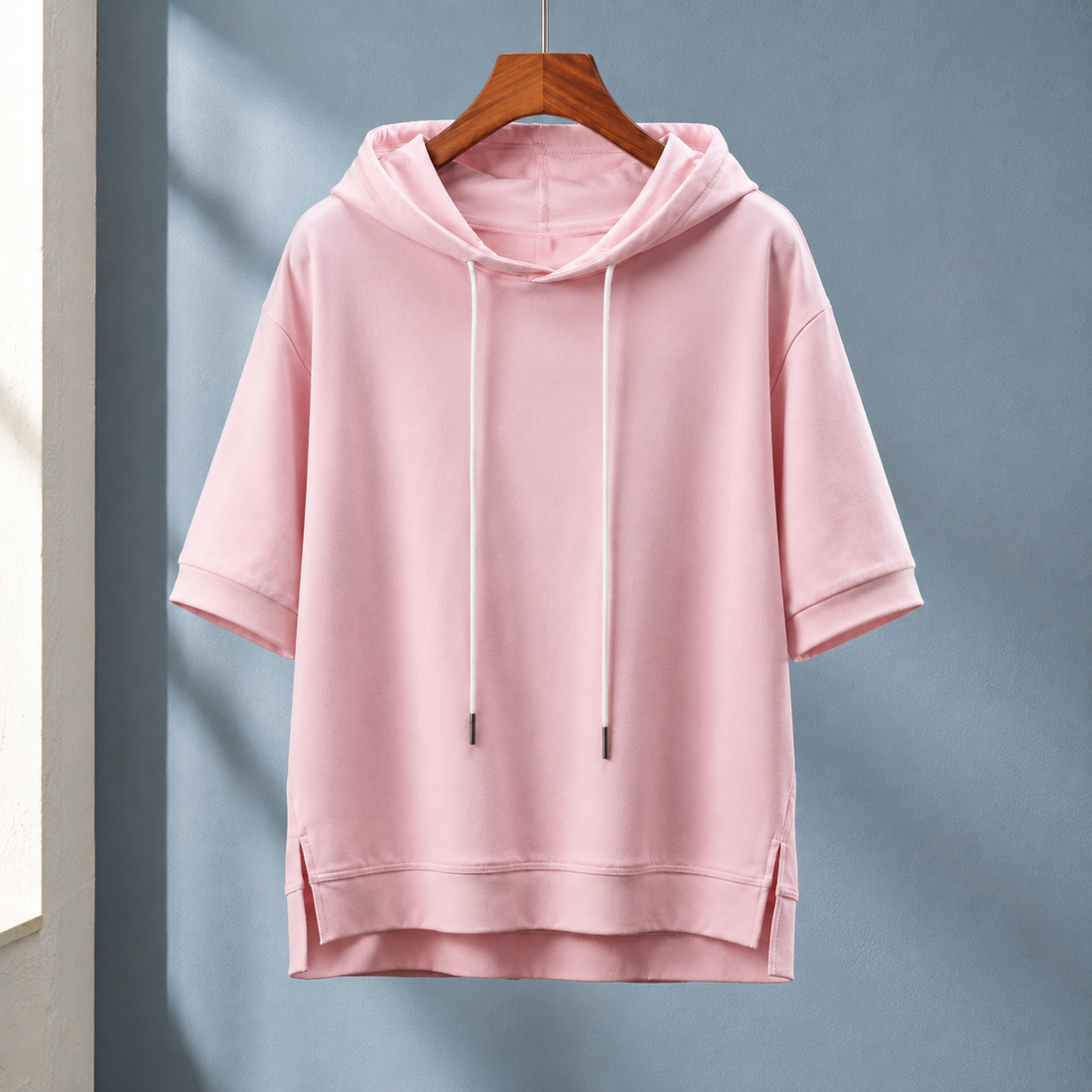 Laurent Cotton Hoodie - Pink