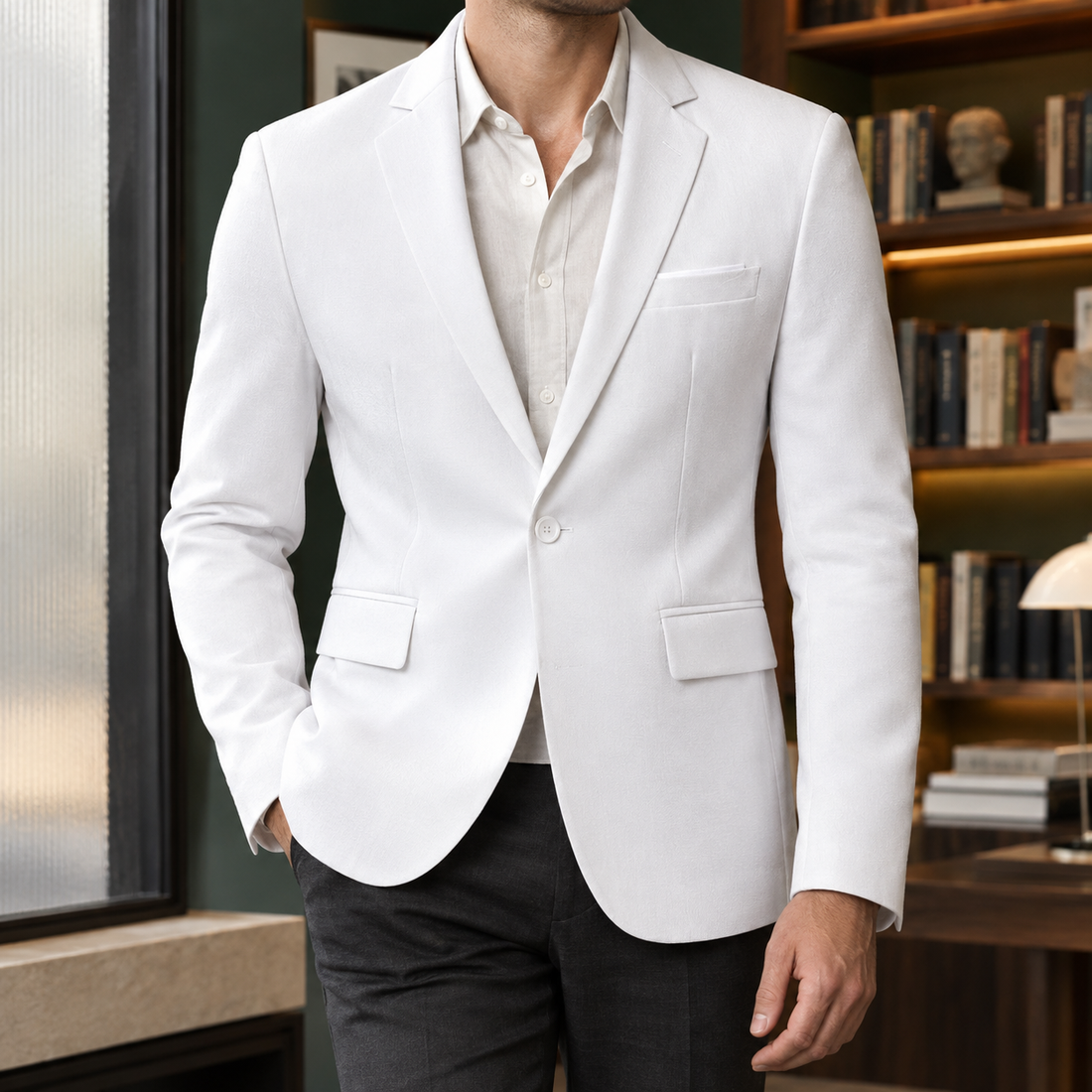Audric-Ellis Tailored Jacket - White