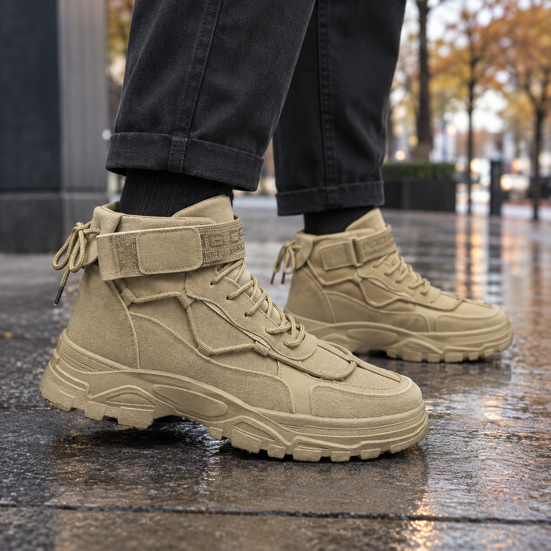 Savoia Suede Boots - Khaki