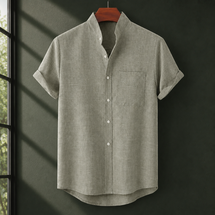 Beckett Stand Collar Shirt