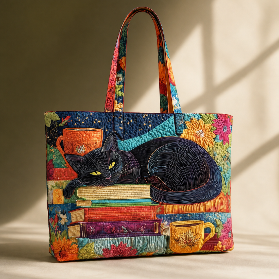 Cosenza Quilted Tote - Multicolor