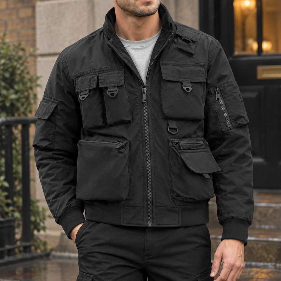 Kai Utility Jacket - Black