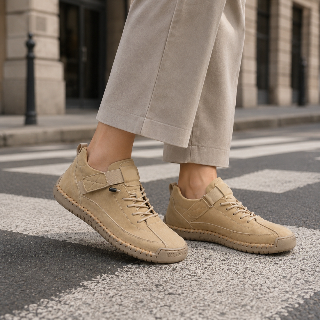 Monza Orthopedic Sneakers - Beige