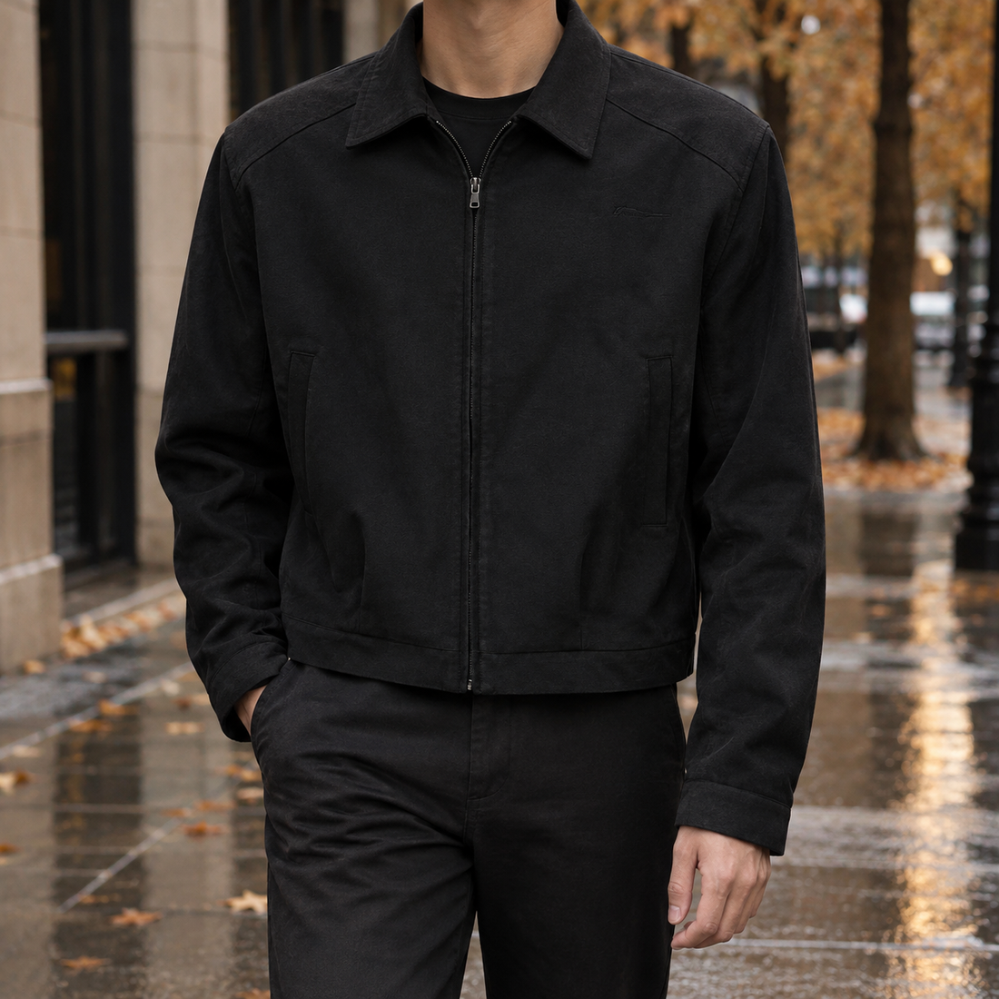 Ludovic-Jude Zip Jacket - Black