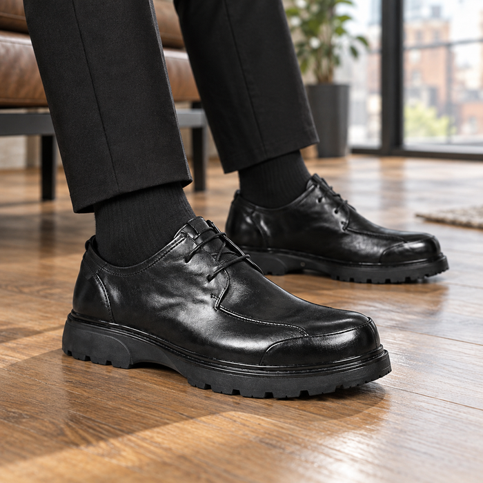 Albizzi Leather Derby Shoes