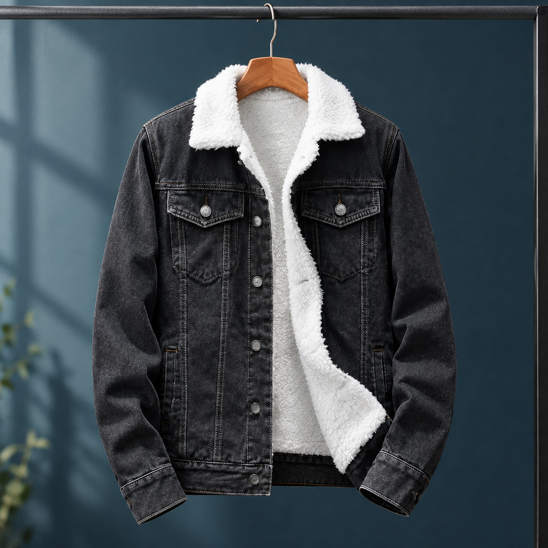 Oliver-Jude Fleece-Lined Jacket - Black