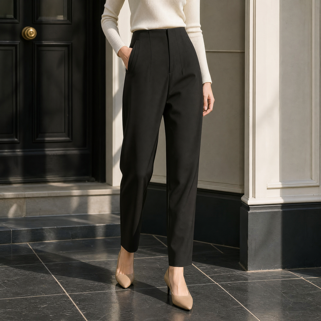 Imogen-Rae Tailored Pants - Black