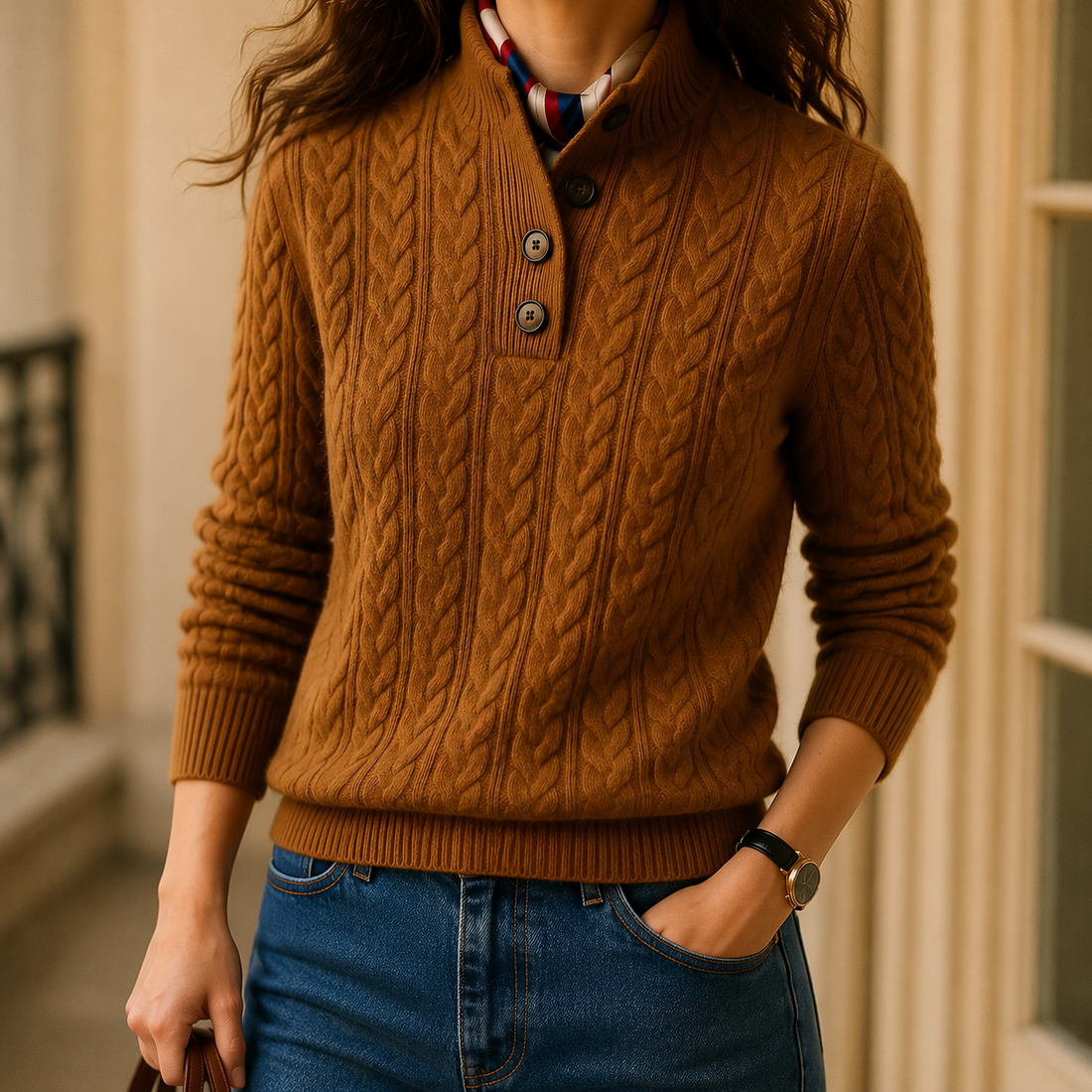 Fleur Cashmere Sweater - Vintage