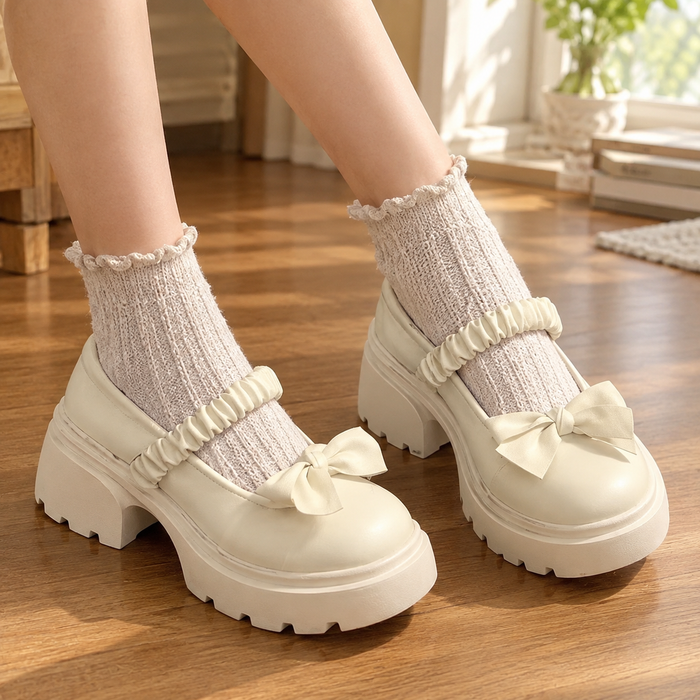 Perugia Bow Mary Janes