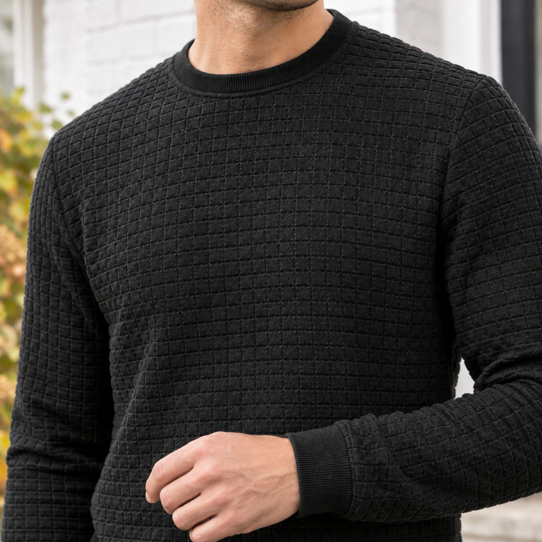 Ennis-West Textured Sweater - Lead Product Detail