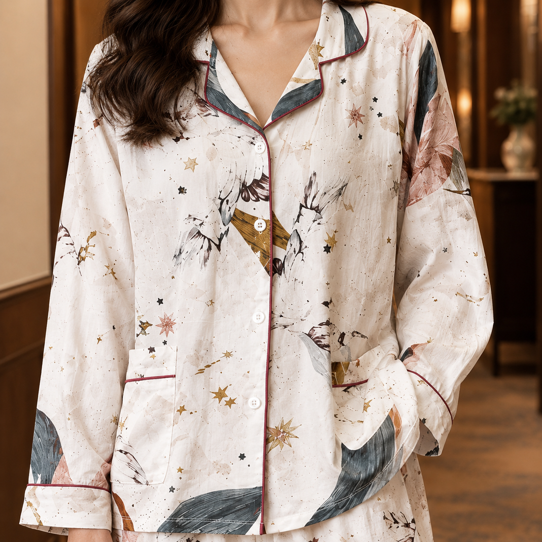 Giulia-Marie Floral Pajama Set - Lead Product Detail