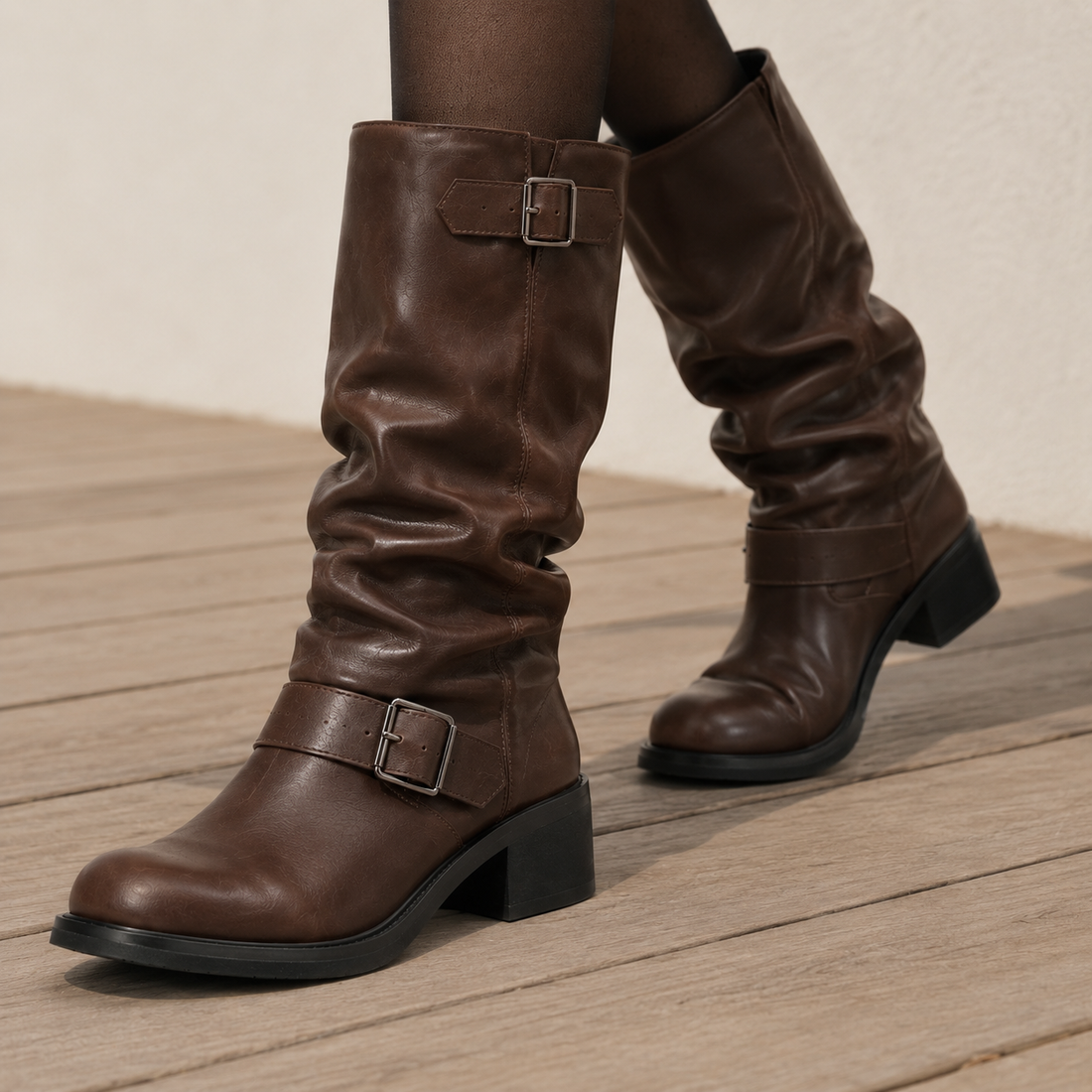Conti Biker Boots - Lead Product Detail