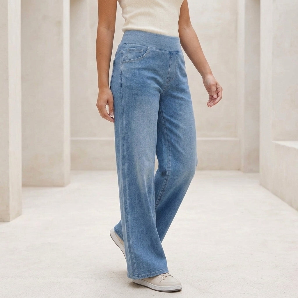 Sofia Wide Leg Pants - Lead Alternate View