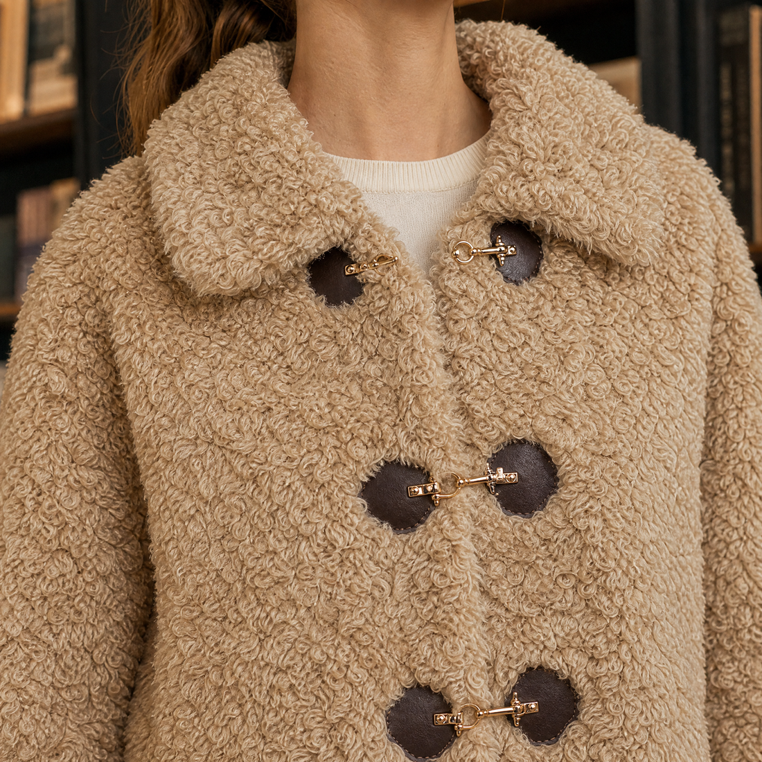 Sabina-Rose Teddy Jacket - Lead Product Detail