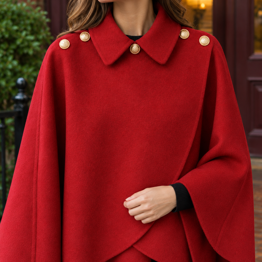 Riley-June Cape Jacket - Lead Product Detail