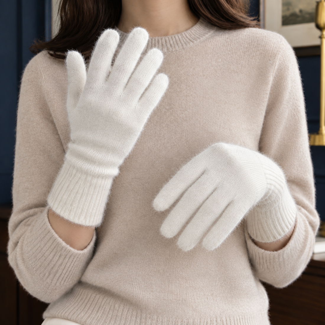 Lindhurst Cashmere Gloves - Lead Product Detail