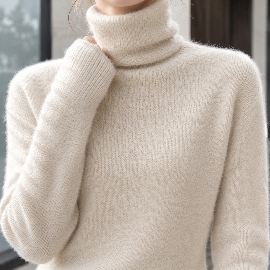 Godiva Turtleneck Sweater - Lead Product Detail