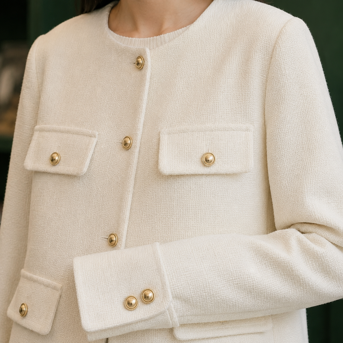 Mina-Rae Cropped Jacket - Lead Product Detail