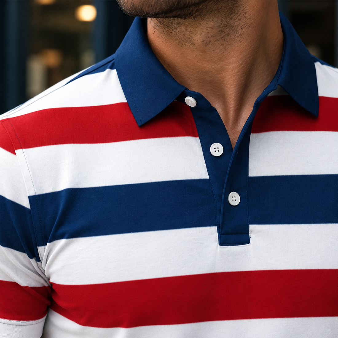Harris Striped Polo - Lead Product Detail