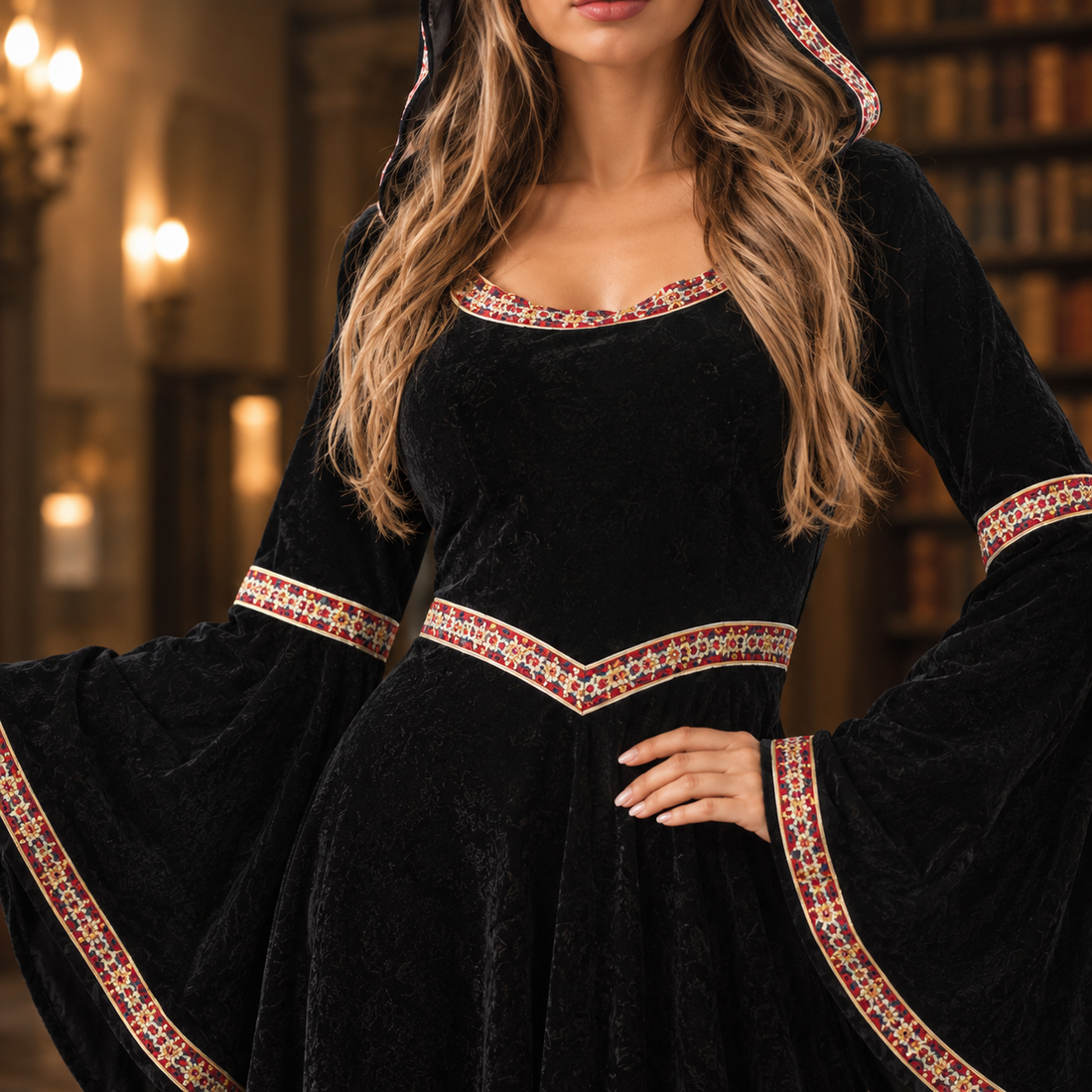 Desiree-Marie Hooded Maxi Dress - Lead Product Detail
