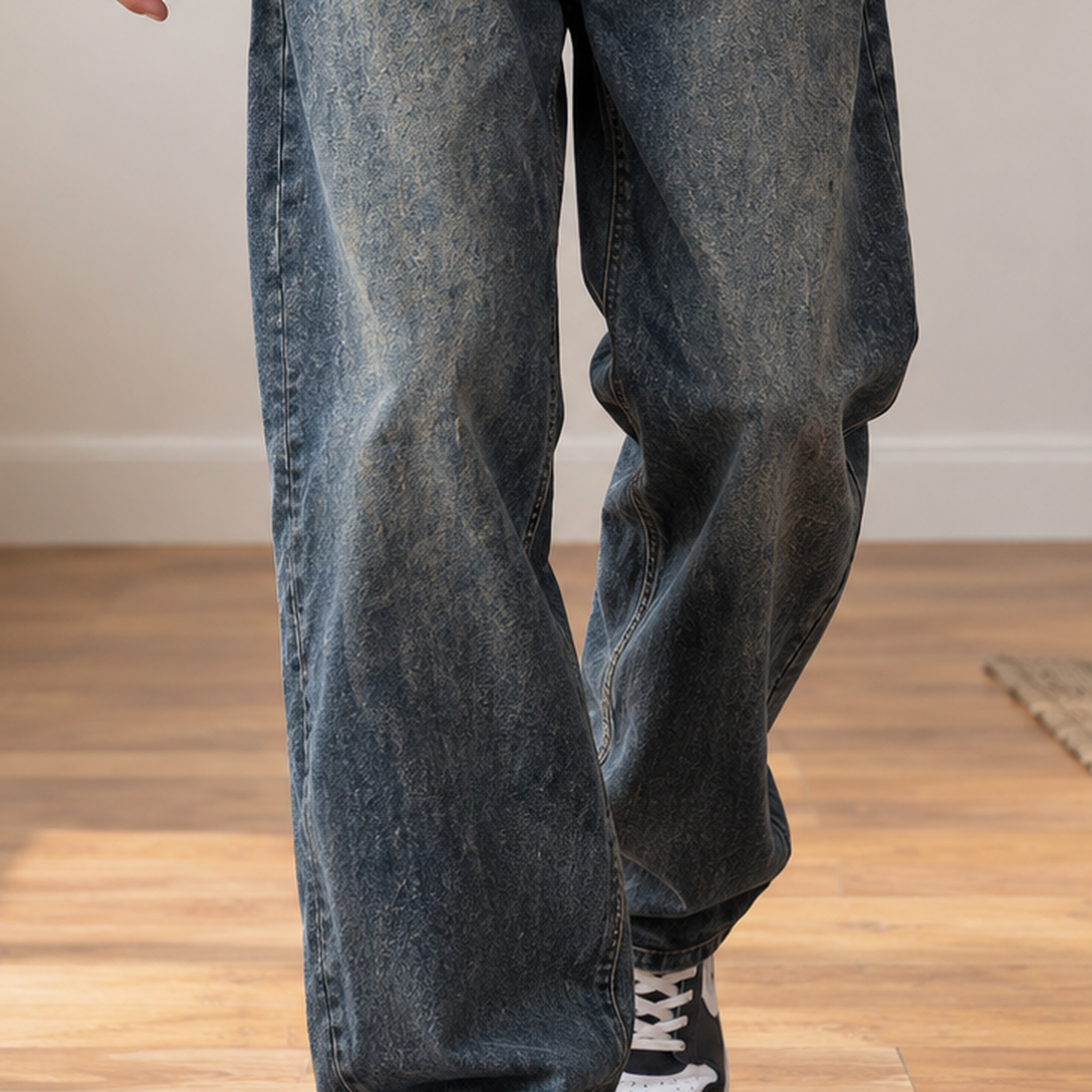 Hugh-Jude Relaxed Jeans - Lead Product Detail