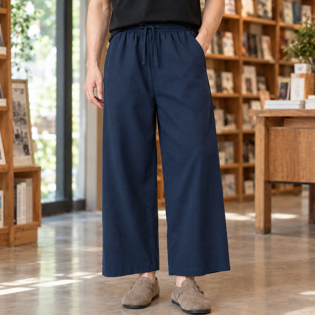 Eamon-Flynn Relaxed Pants - Lead Product Detail