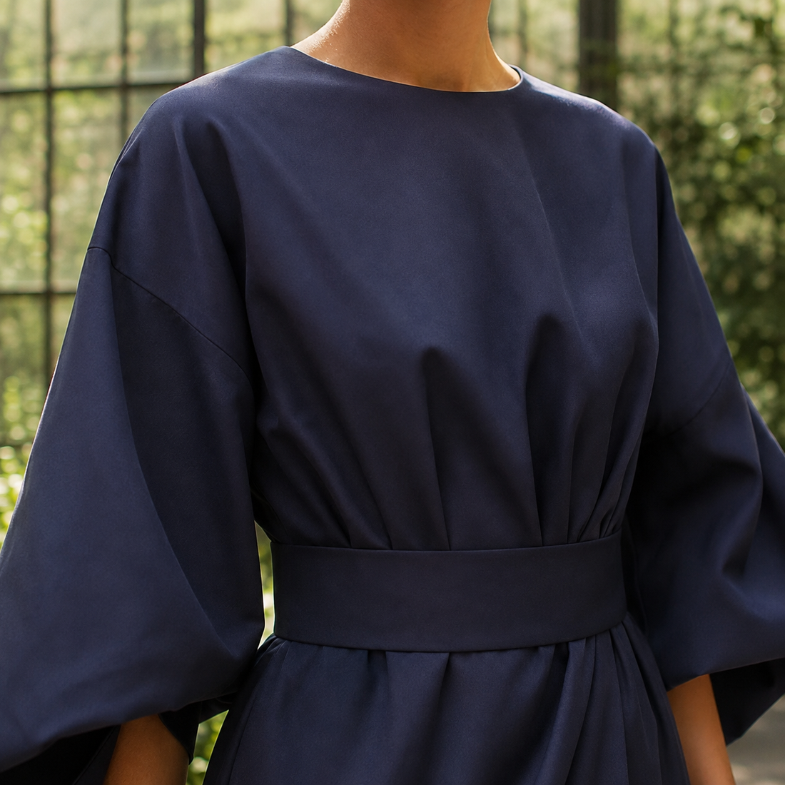Astrid-Hope Belted Midi Dress - Lead Product Detail