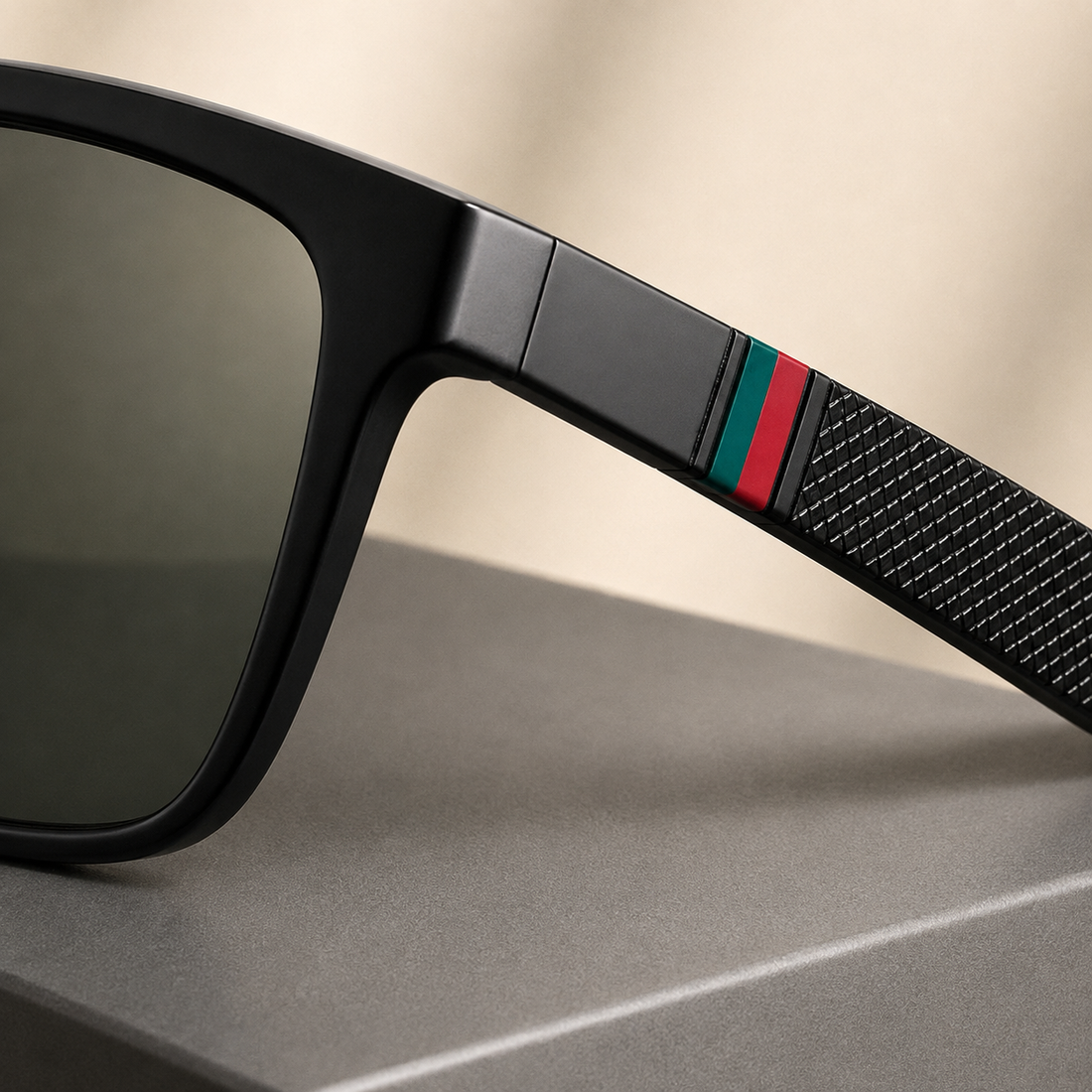 Byron Rectangle Sunglasses - Lead Product Detail