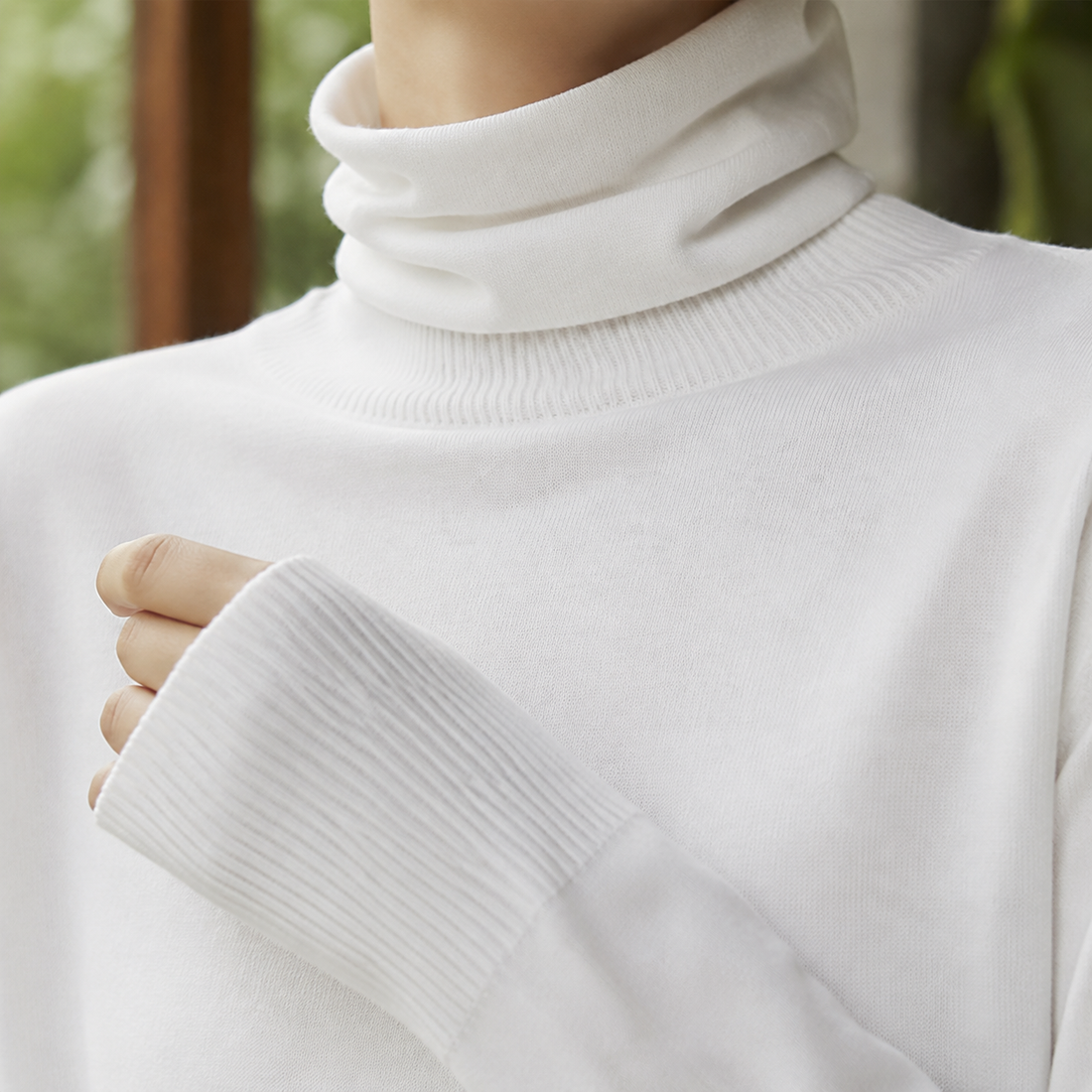 Oriane Turtleneck Sweater - Lead Product Detail
