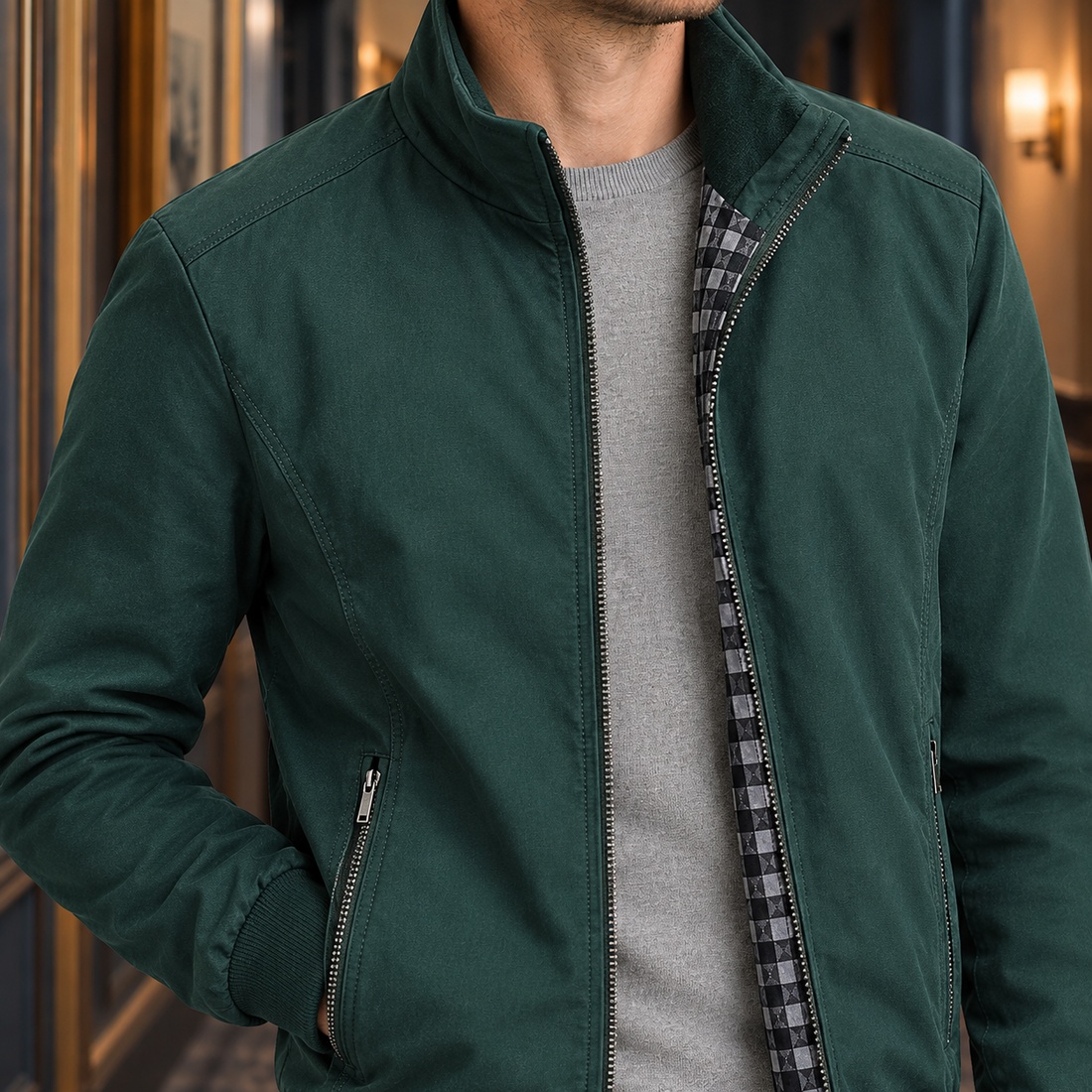 Joseph-Flynn Zip Jacket - Lead Product Detail