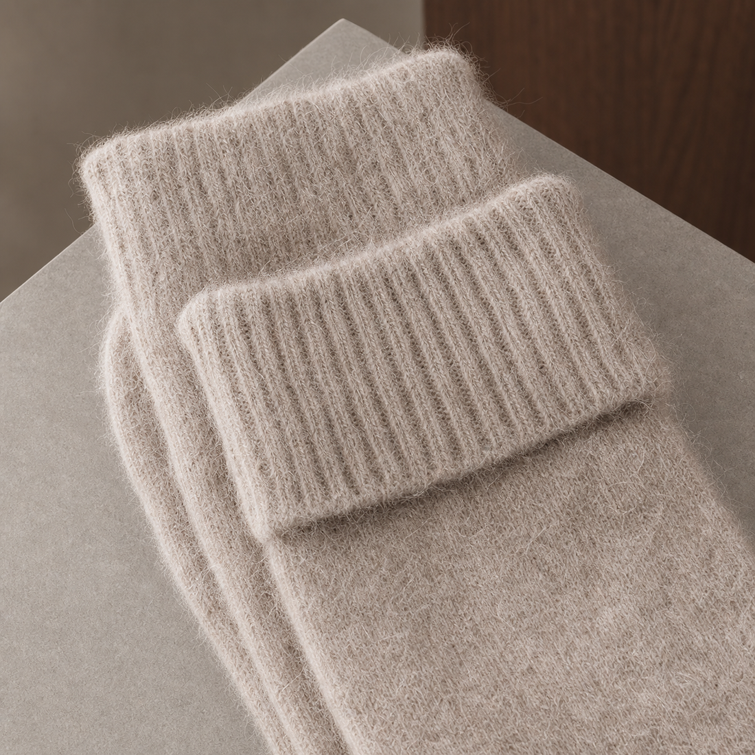 Grace-Mae Cashmere Socks - Lead Product Detail