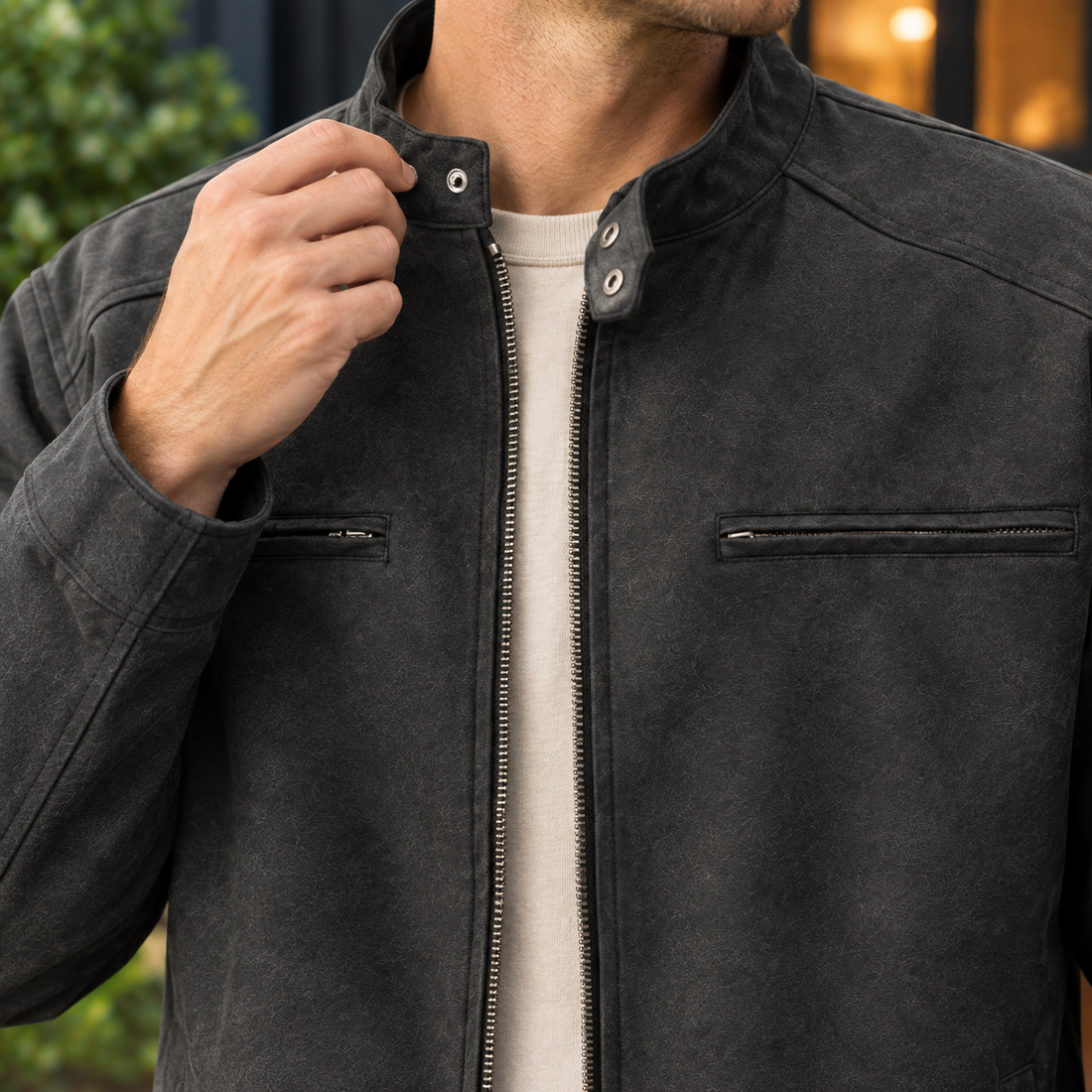 Gregoire Retro Jacket - Lead Product Detail