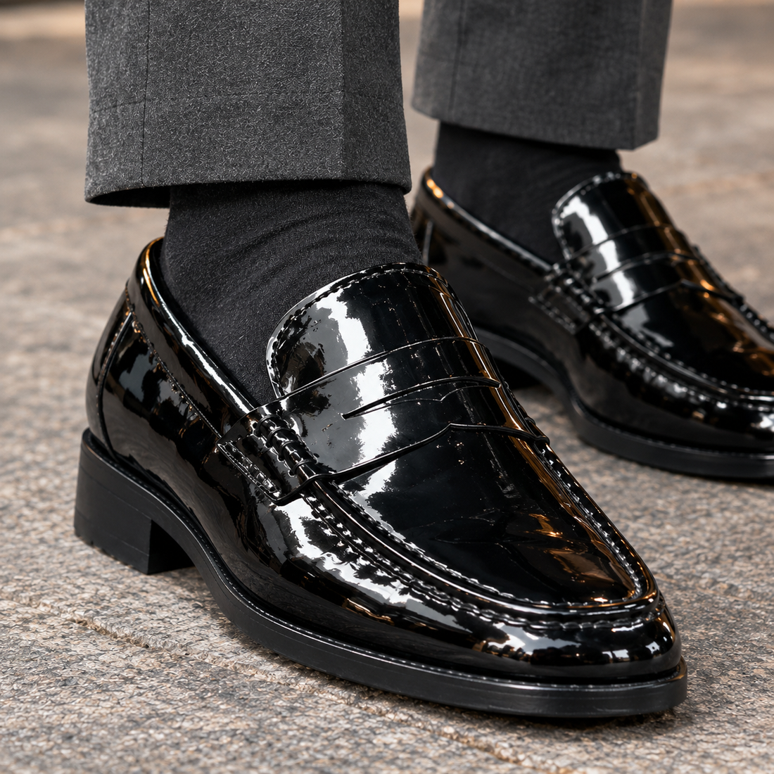 Ordelaffi Leather Loafers - Lead Product Detail