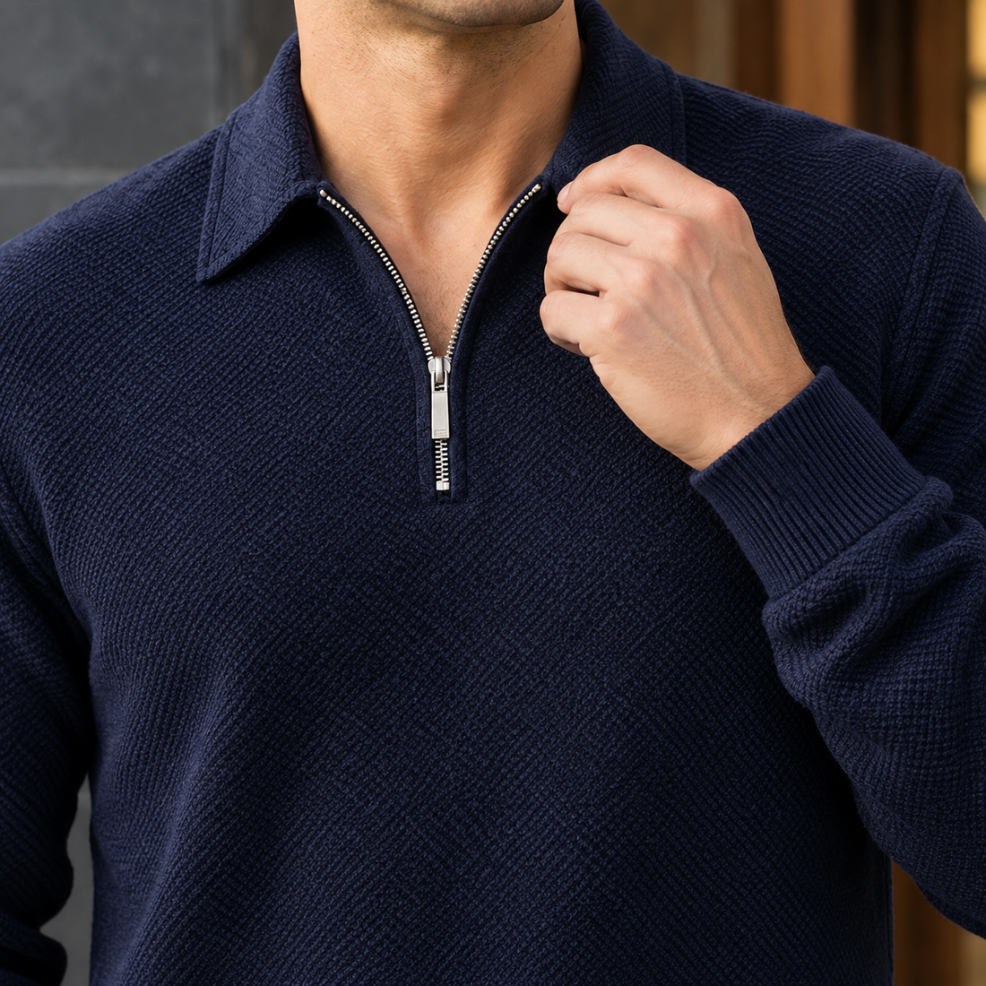 Keith Half-Zip Polo - Lead Product Detail