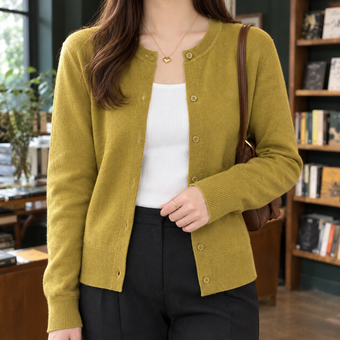 Joy Fine Knit Cardigan - Lead Product Detail