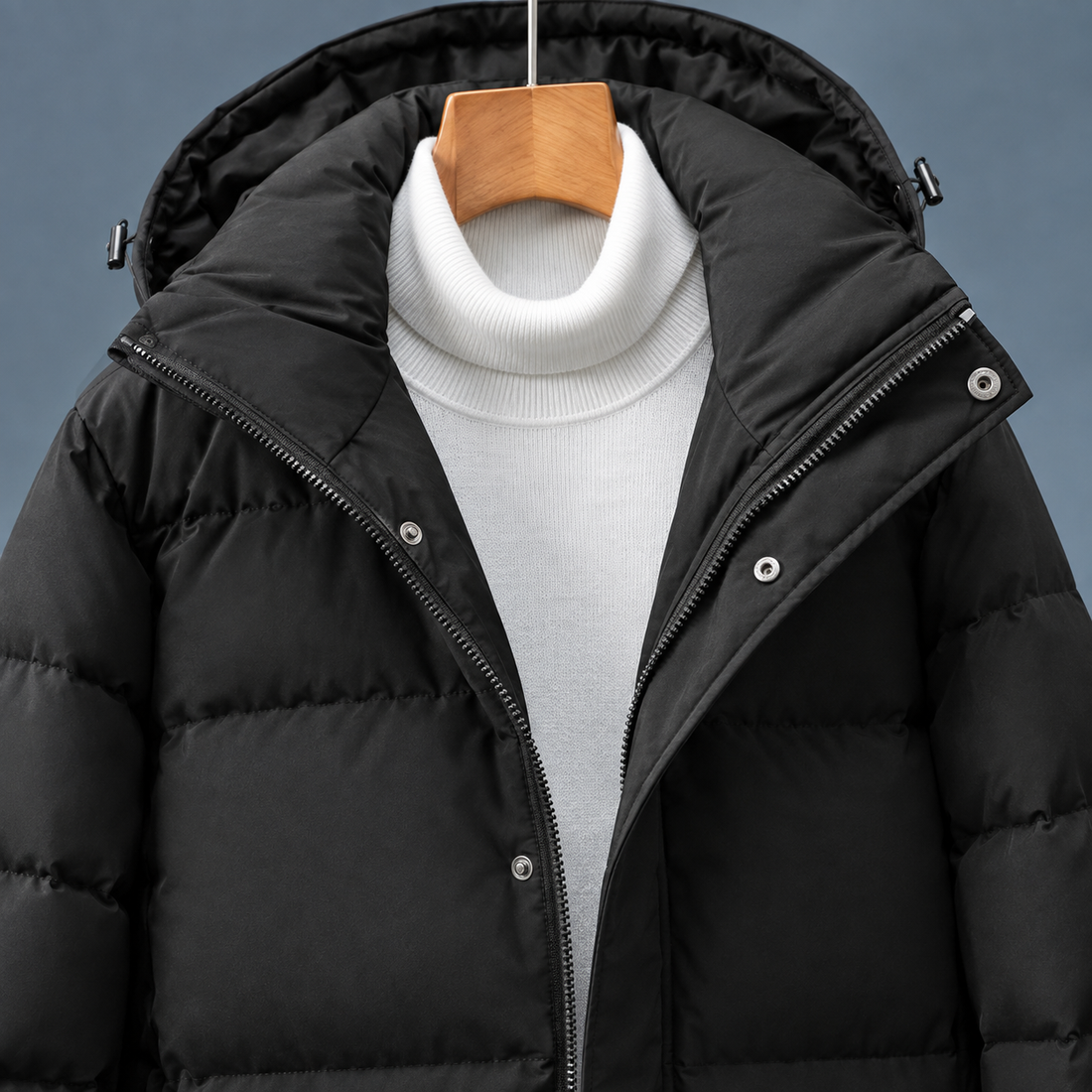 Odilon Longline Coat - Lead Product Detail