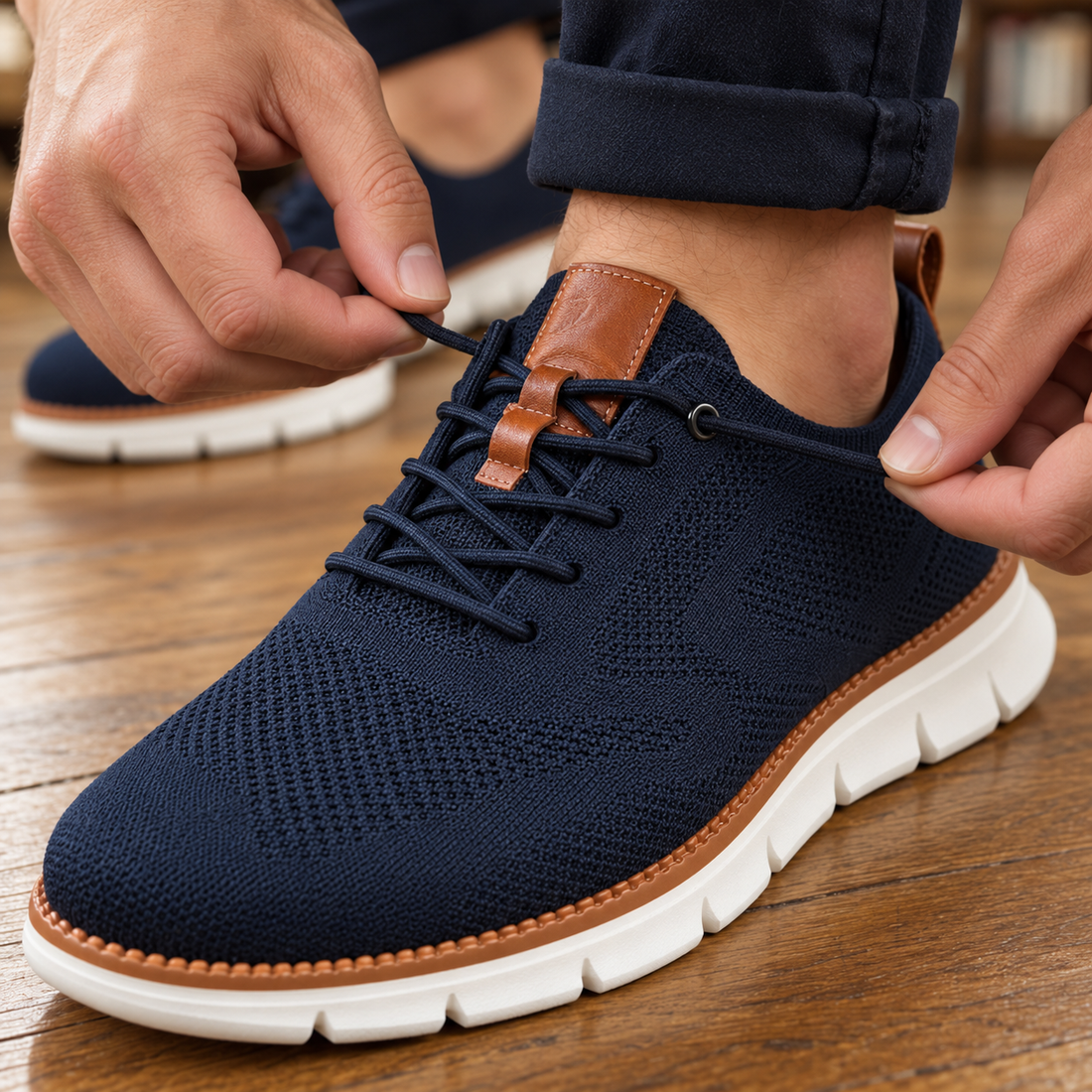 Nardini Knit Sneakers - Lead Product Detail