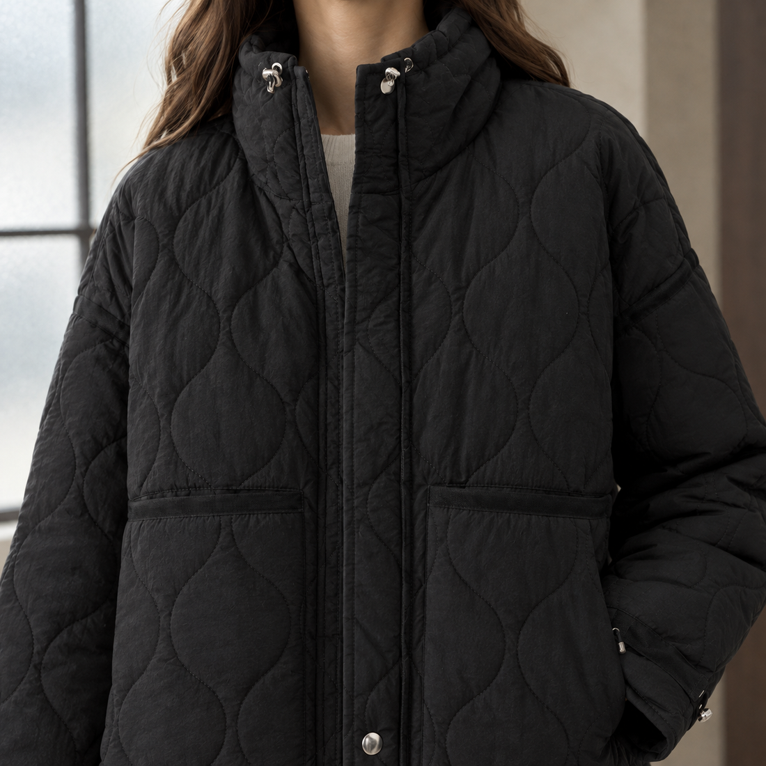 Joelle-Mae Quilted Jacket - Lead Product Detail
