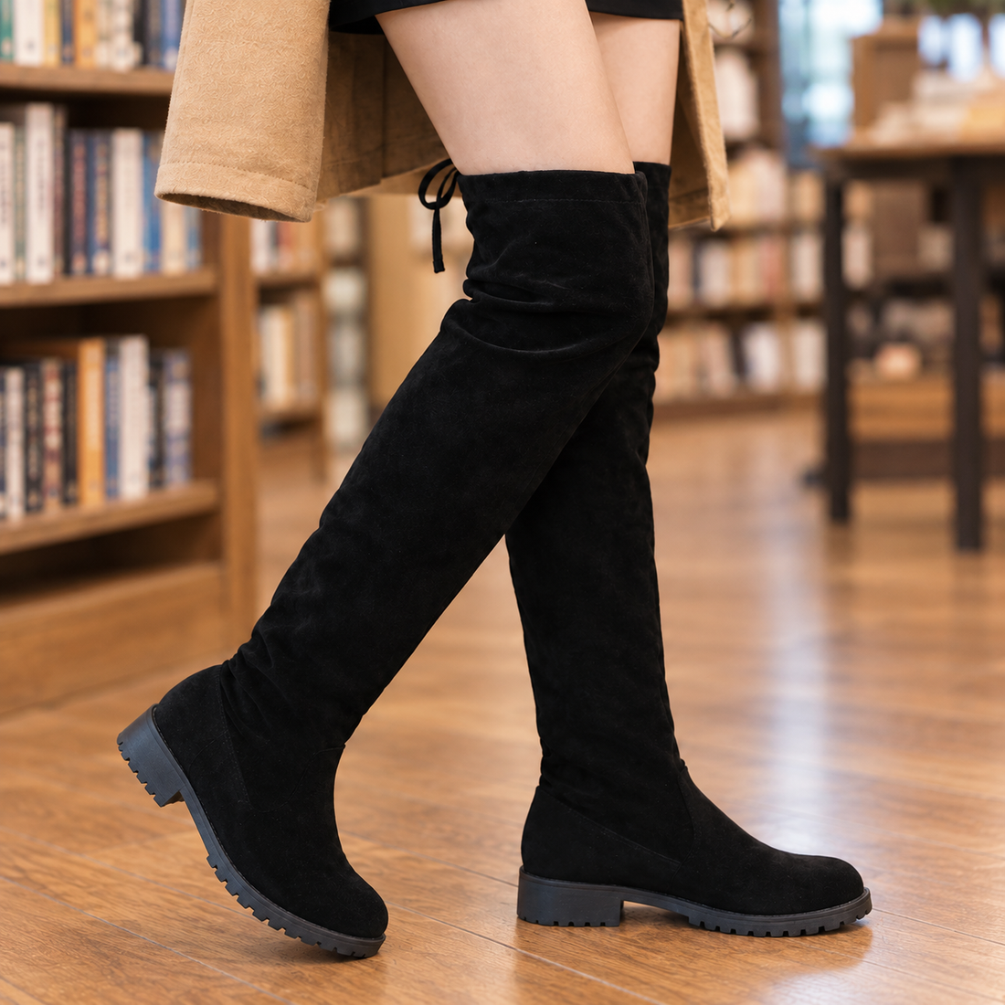 Caffaro Over-the-Knee Boots - Lead Product Detail