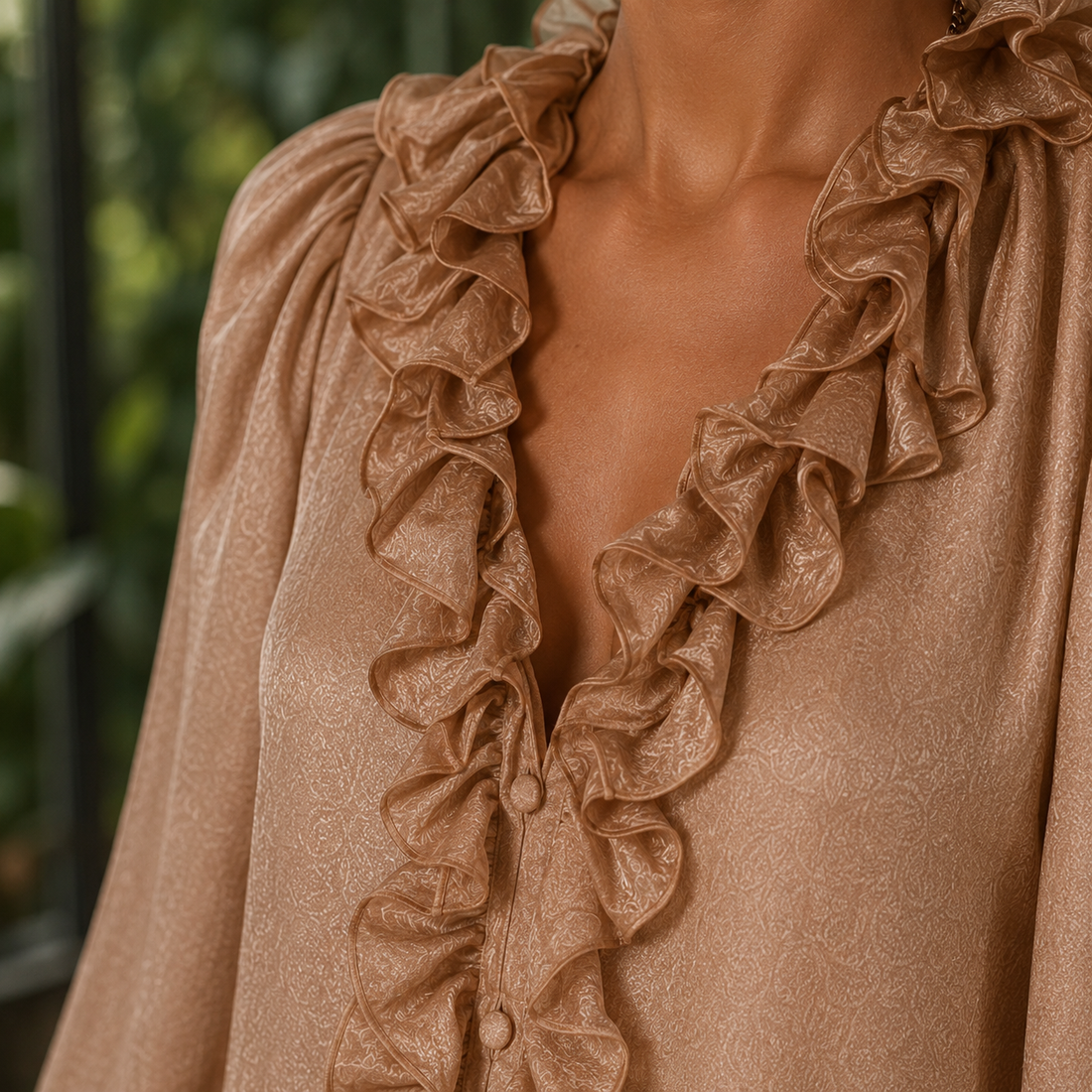 Eva-Claire Ruffle Mini Dress - Lead Product Detail
