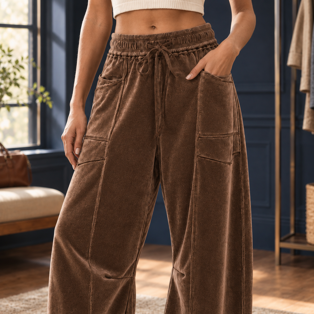 Thea-Rae Wide Leg Pants - Lead Product Detail