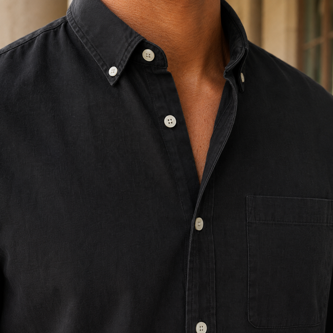 Evander Relaxed Shirt - Lead Product Detail