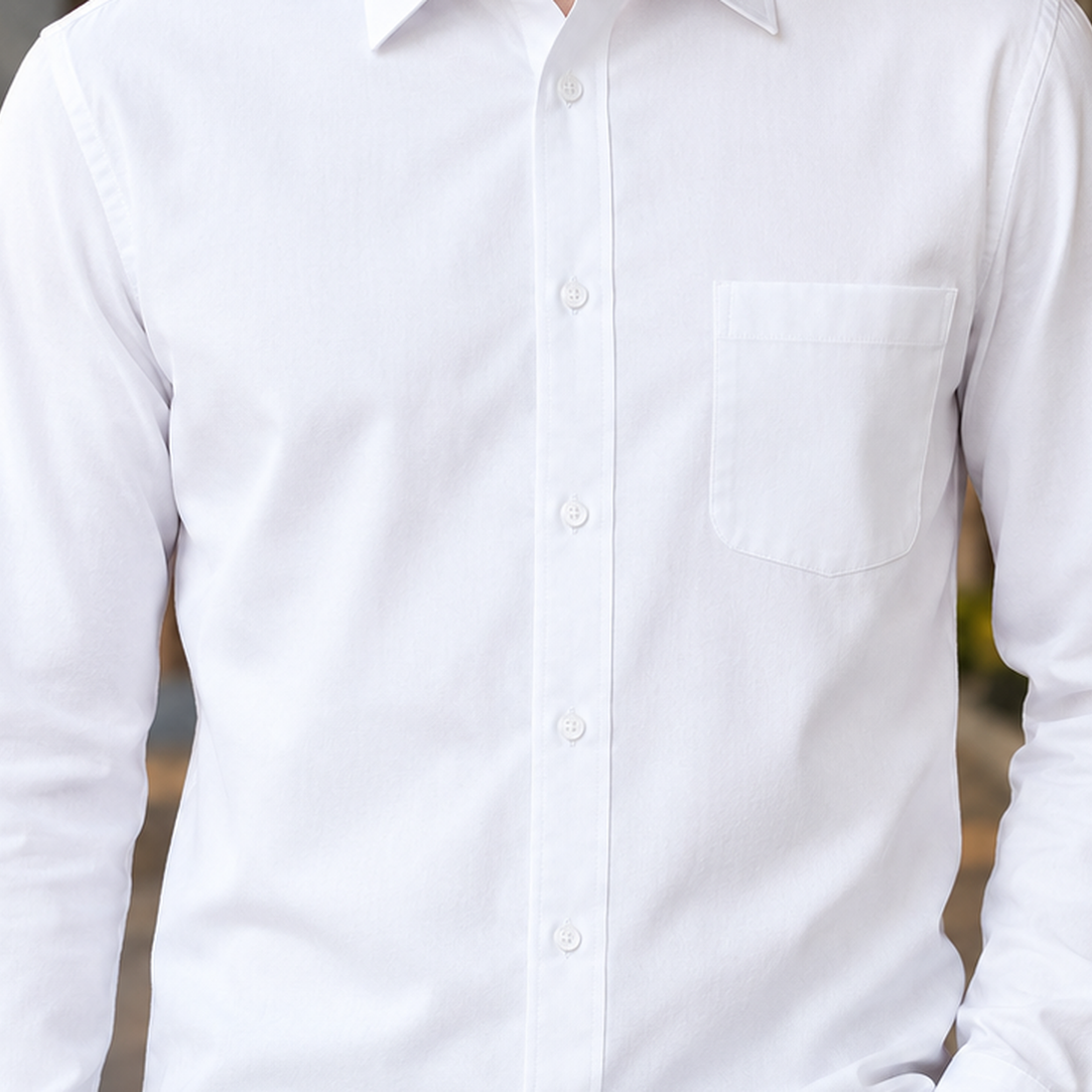 Alfred-Grey Cotton Blend Shirt - Lead Product Detail
