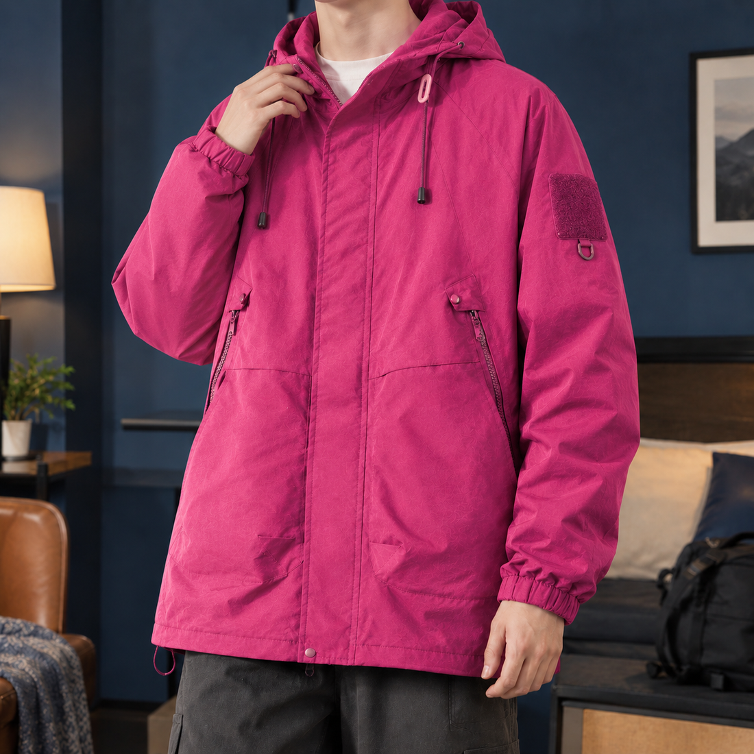 Donatien Utility Jacket - Red