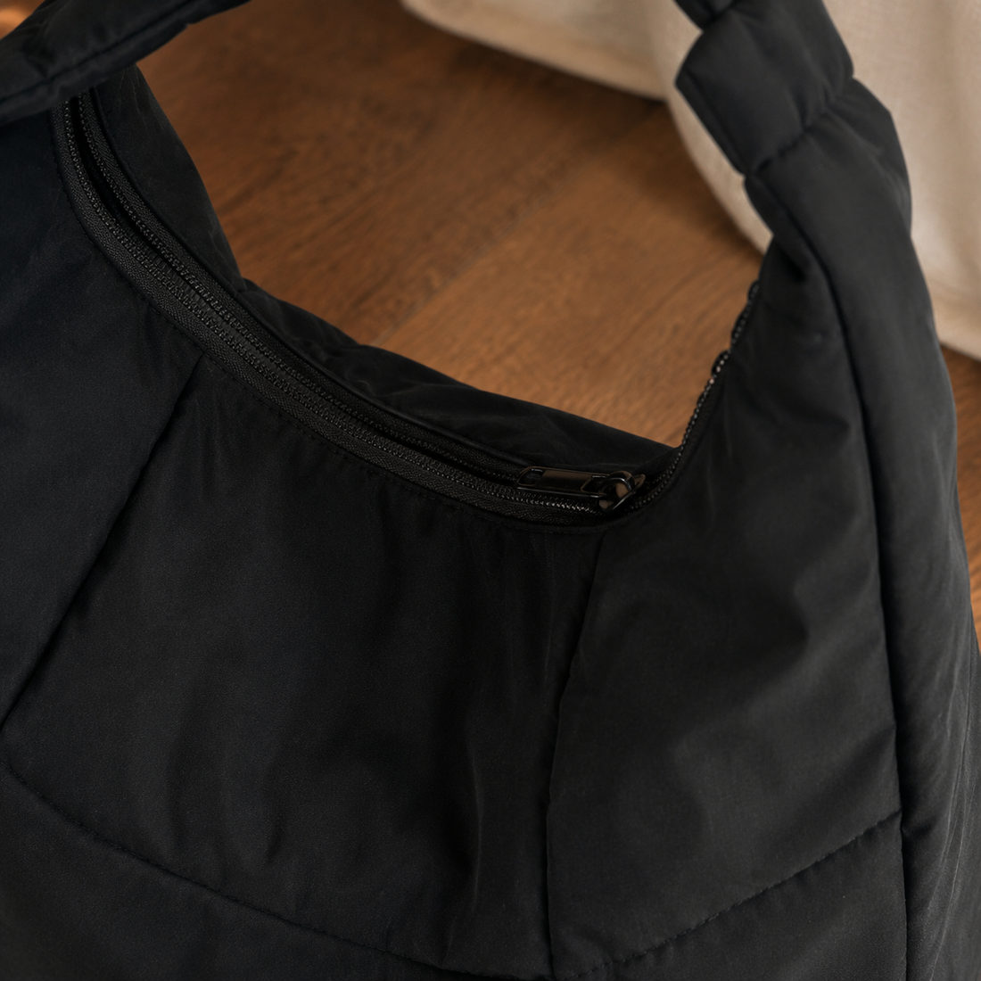 Savelli Padded Shoulder Bag - Lead Product Detail