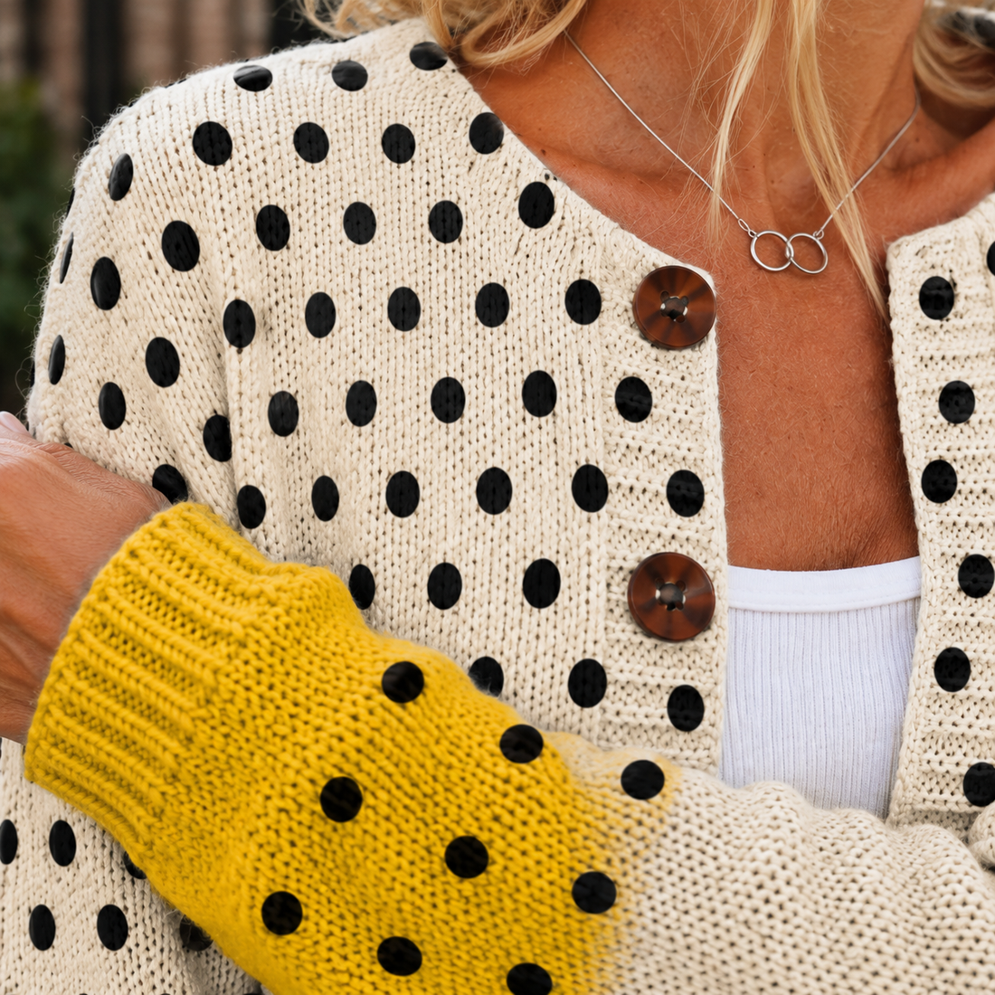 Petra Polka Dot Sweater - Lead Product Detail