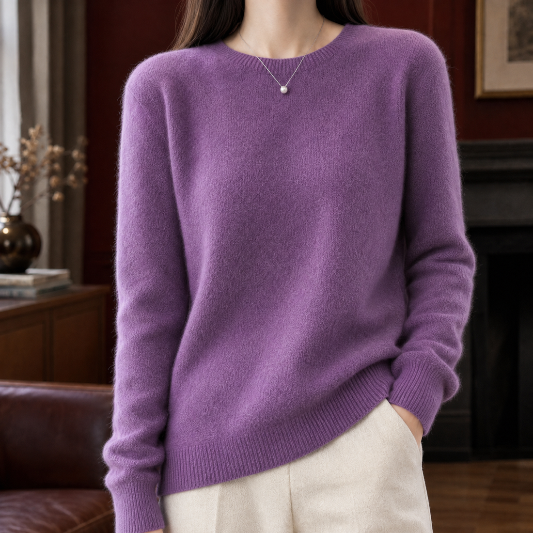 Mackenzie-Hope Wool Sweater - As Pictured